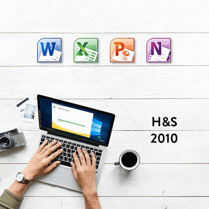 Microsoft Office 2010 Home and Student | Genuine Full Version | License - 1PC - INFINITE-ITECH