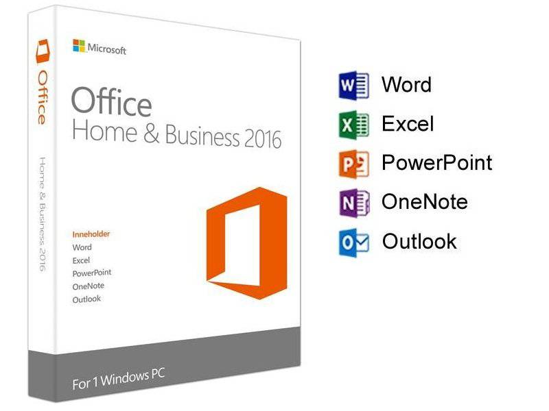 Microsoft Office 2016 Home and Business | Genuine License Key | Full Version for 1 PC - INFINITE-ITECH