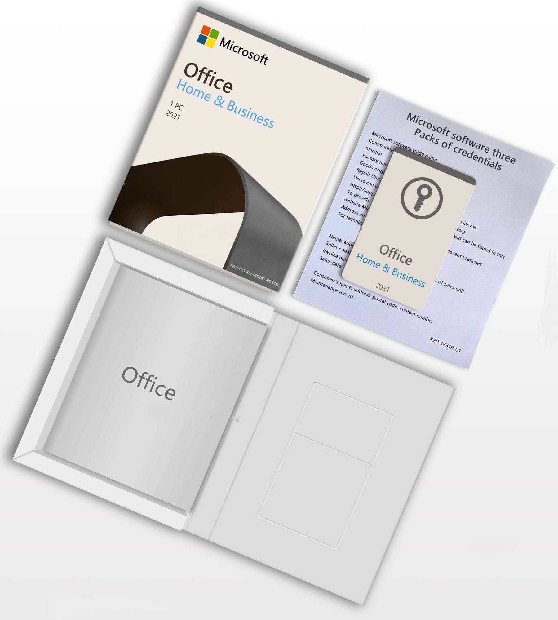 Microsoft Office 2021 Home and Business License Activation Key for 1 PC or MAC | Full Version | Retail Sealed Box | Australian Stock - INFINITE-ITECH