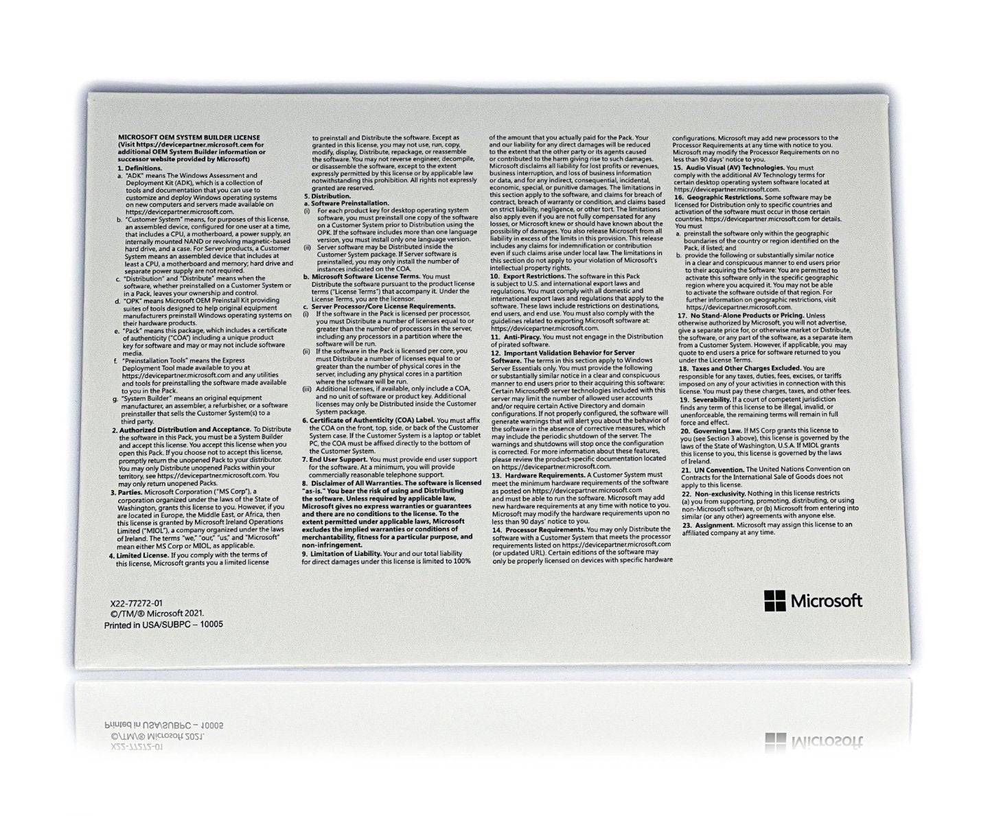 Microsoft Windows 11 Pro 64-Bit English 1PK DSP OEM DVD | License Activation Key for 1 PC | Full Version | FQC-10528 | Australian Stock - INFINITE-ITECH