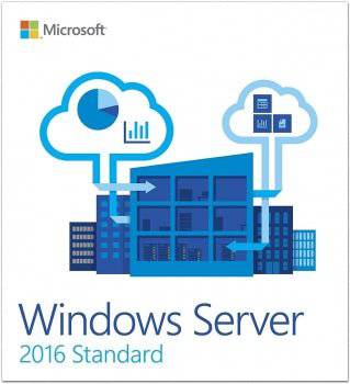 Microsoft Windows Server 2016 Standard Edition 16CORE Licence Key with OEM DVD - INFINITE-ITECH