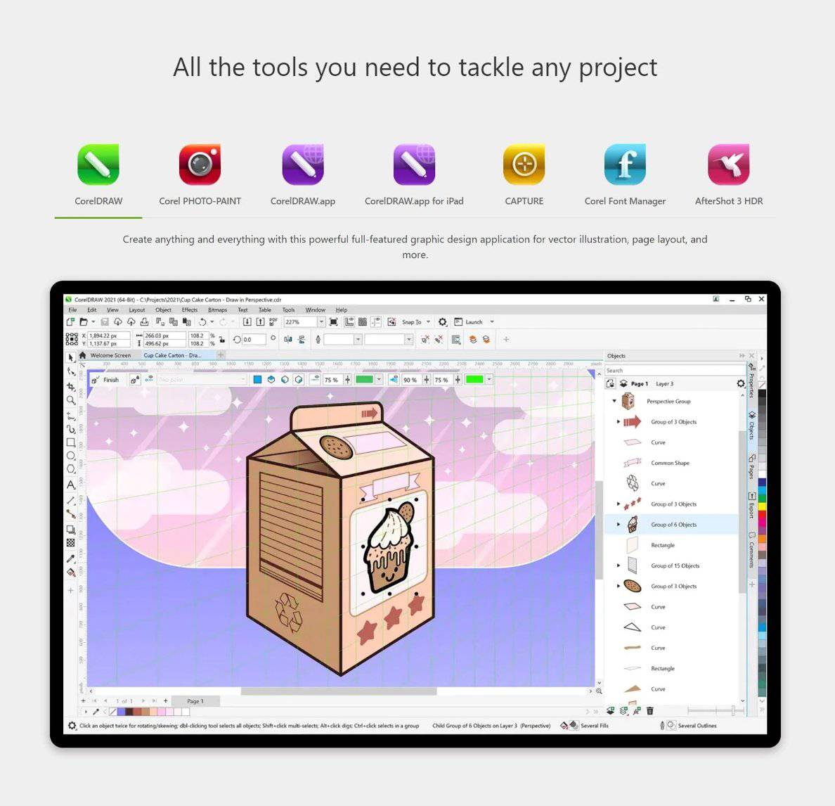 CorelDRAW Graphics Suite 2024 | Full Version | Genuine Lifetime License | Australian Stock - INFINITE-ITECH