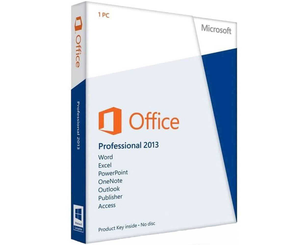 Microsoft Office 2013 Professional | Genuine Full Version | License - 1PC - INFINITE-ITECH