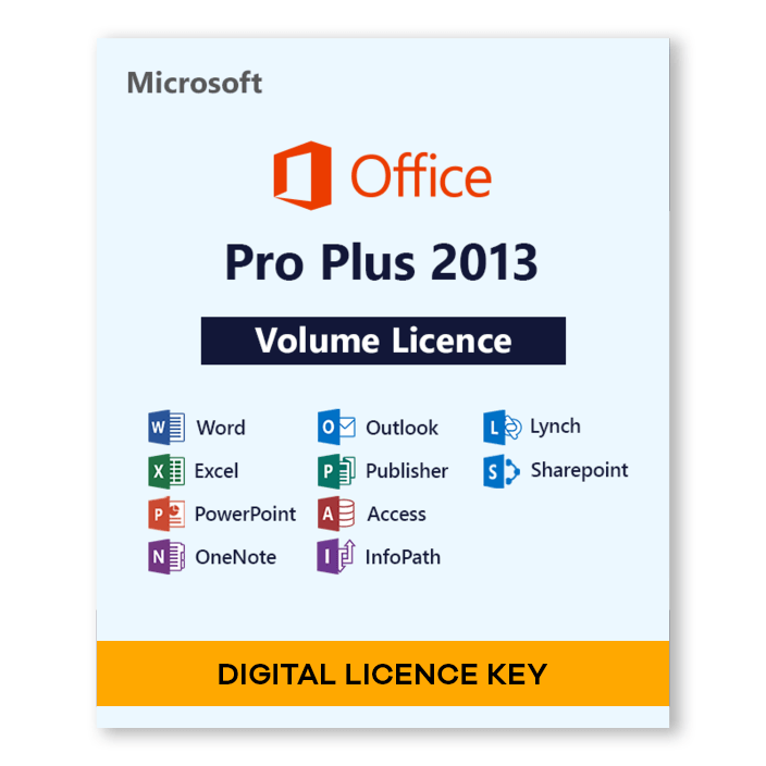 Microsoft Office 2013 Professional Plus Volume - Digital Licence - INFINITE-ITECH