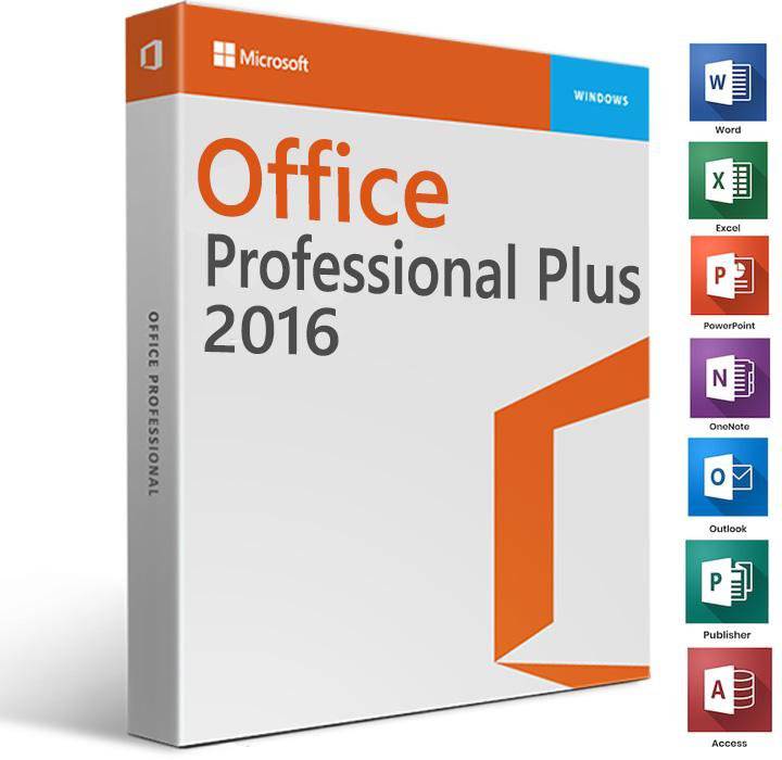 Microsoft Office 2016 Professional Plus Genuine Pre-owned ISO Setup Retail DVD - INFINITE-ITECH