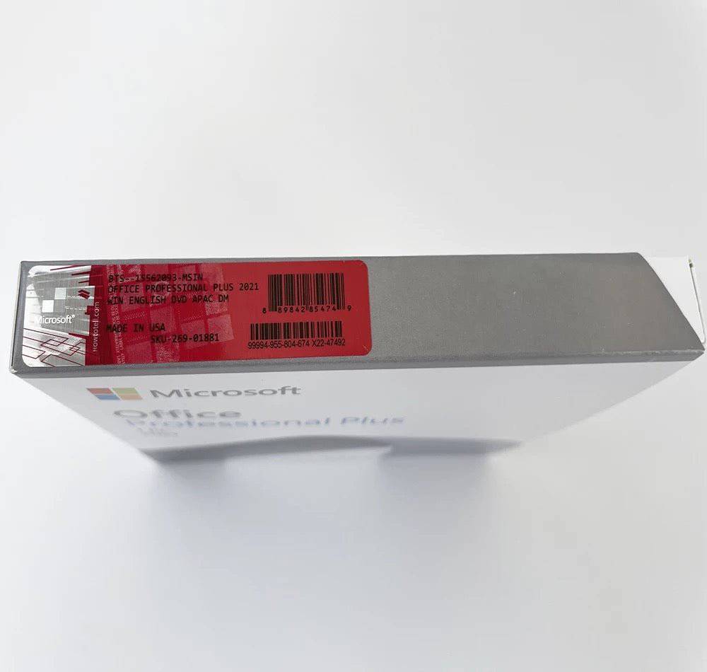 Microsoft Office 2021 Professional Plus DVD | License Activation Key for 1 PC | Full Version | Retail Sealed Box | Australian Stock - INFINITE-ITECH