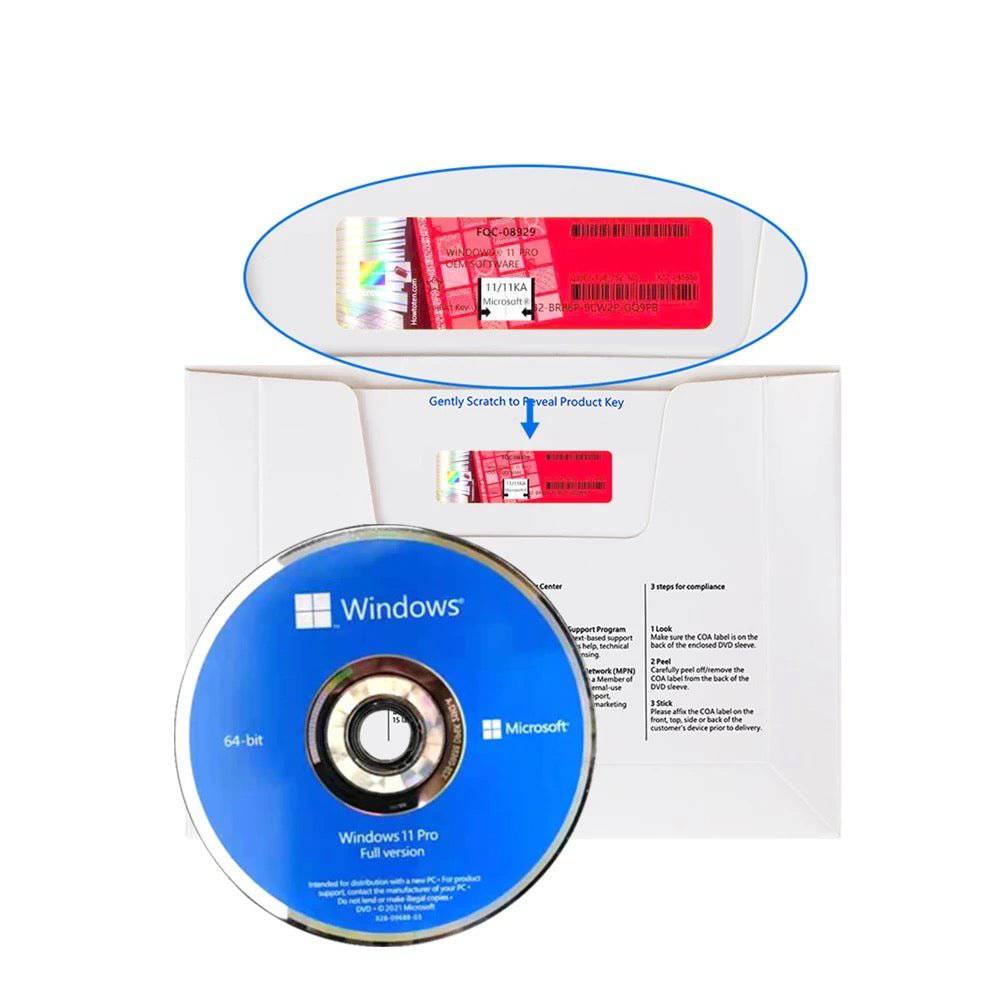 Microsoft Windows 11 Pro 64-Bit English 1PK DSP OEM DVD | License Activation Key for 1 PC | Full Version | FQC-10528 | Australian Stock - INFINITE-ITECH