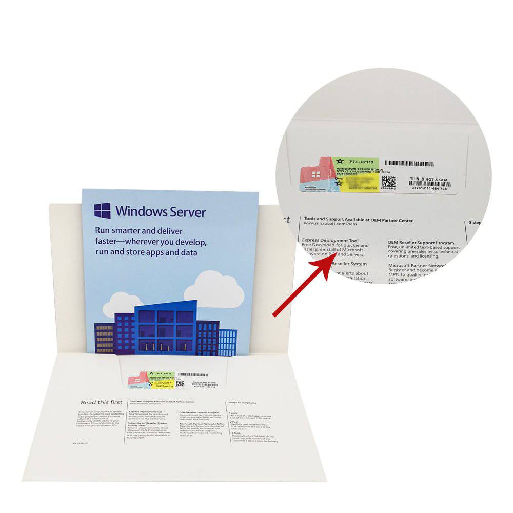 Microsoft Windows Server 2016 Essentials Edition 16CORE Licence Key with OEM DVD - INFINITE-ITECH