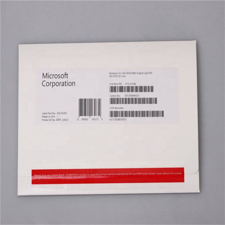 Microsoft Windows Server 2019 Essentials | OEM DVD | Genuine Full Version License | 16CORE Server 2019 Essentials 16CORE Genuine License Key with OEM DVD - INFINITE-ITECH